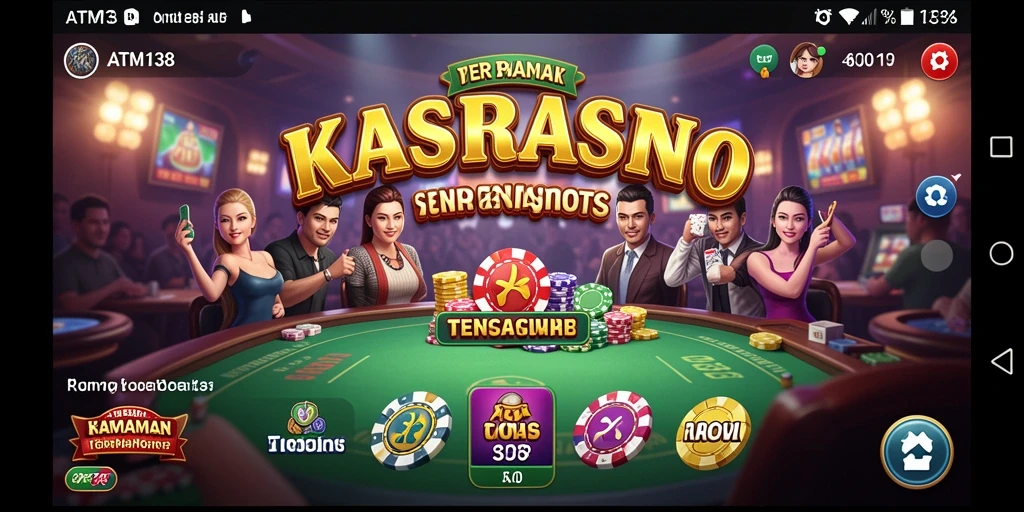 Tampilan screenshot game ATM138 yang menampilkan pengalaman kasino seru.