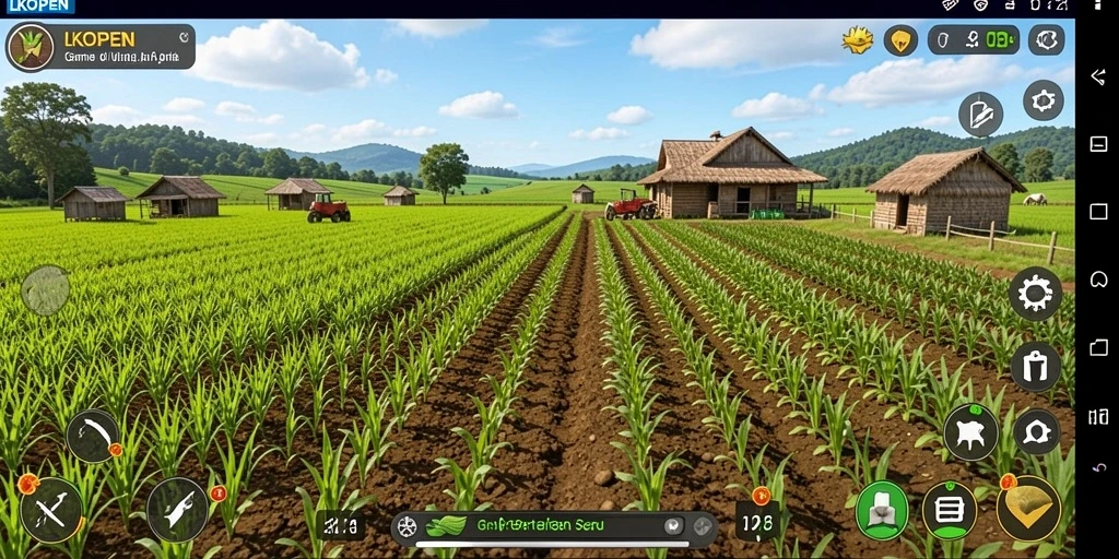 Tampilan gameplay LKOPEN yang menarik dan penuh warna.