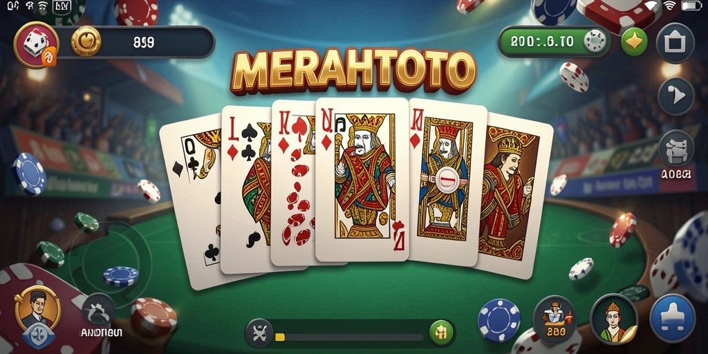 Screenshot gameplay MERAHTOTO yang seru dan interaktif.