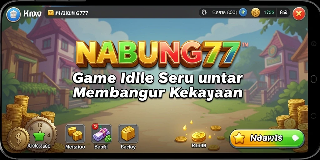 Tampilan gameplay NABUNG77 yang menarik dan sederhana.