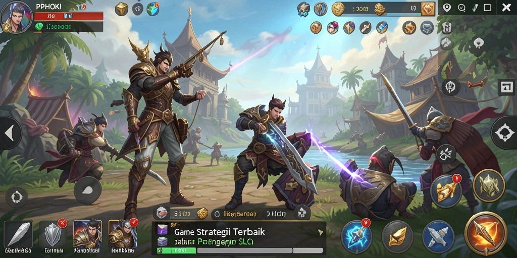 Tampilan gameplay PPHOKI yang menarik dan strategis.