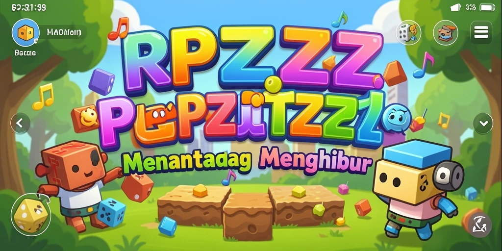 Screenshot menunjukkan gameplay RPZZZ yang menarik dengan berbagai teka-teki mendebarkan.